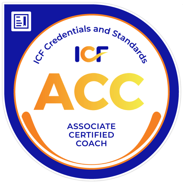 ICF Associate Certified Coach ACC credential badge